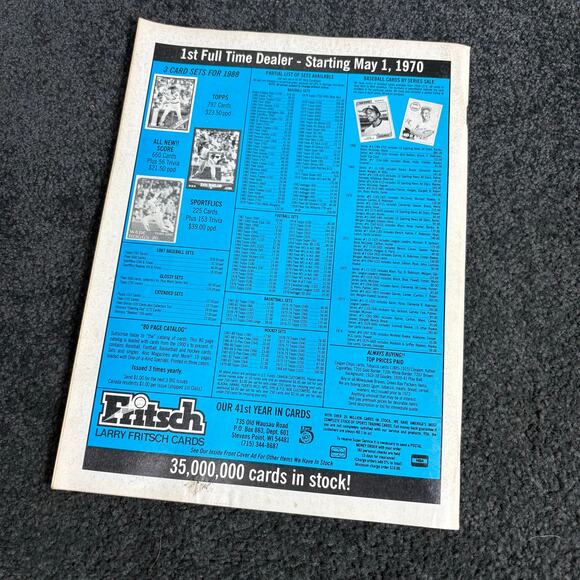 Baseball Card Price Guide Set of 4 Vintage Magazines w/ Card Inserts - 1998-1990 - Picture 3 of 16